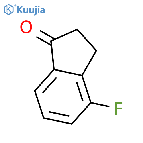 4-fluoro-2,3-dihydro-1H-inden-1-one structure
