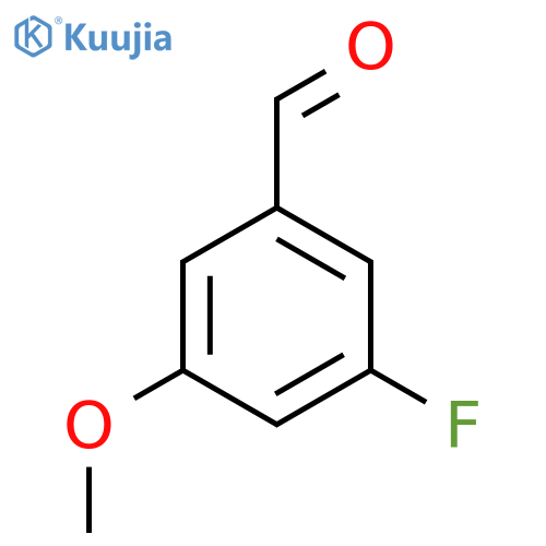 3-Fluoro-5-methoxybenzaldehyde structure