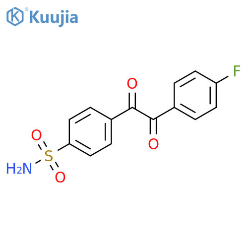 Benzenesulfonamide, 4-[(4-fluorophenyl)oxoacetyl]- structure