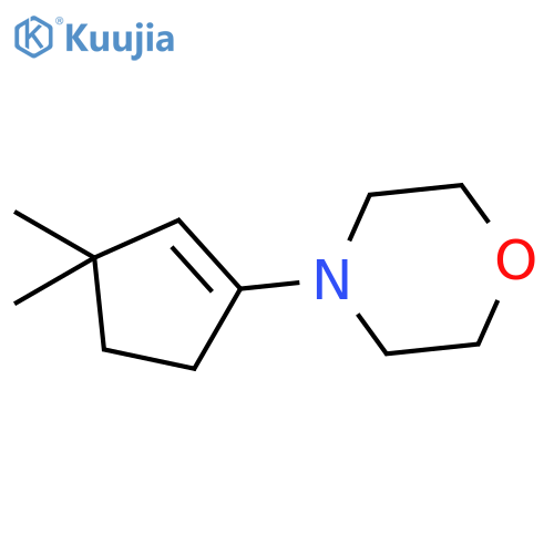 MORPHOLINE, 4-(3,3-DIMETHYL-1-CYCLOPENTEN-1-YL)- structure