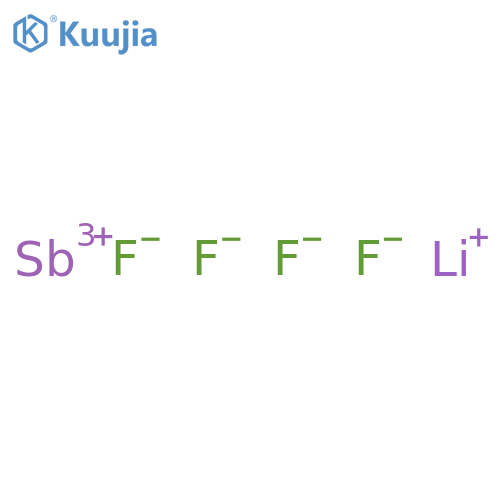 Antimony lithium fluoride structure
