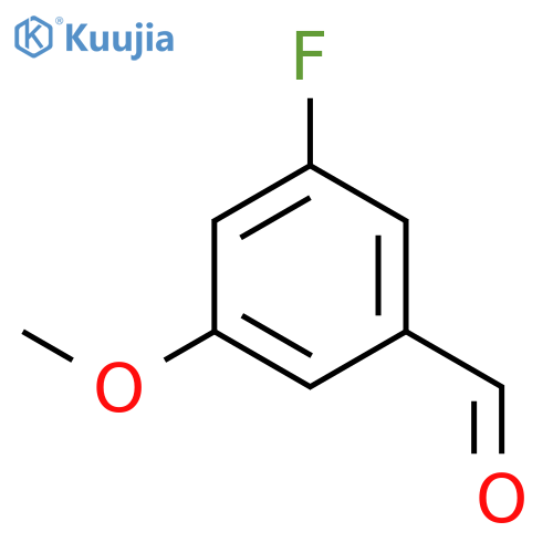 3-Fluoro-5-methoxybenzaldehyde structure