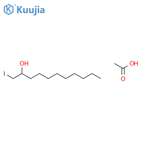 2-Undecanol, 1-iodo-, acetate structure