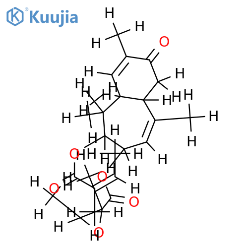 10-Angeloyl-9-(2,3-epoxy-2-methylbutyryl)-cinaglabron structure