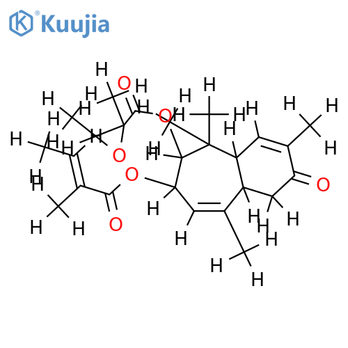10-(2, 3-Epoxy-2-methylbutanoyl), 9-angeloyl-Cinaglabrone structure