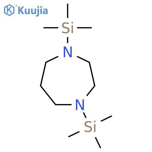 1H-1,4-Diazepine, hexahydro-1,4-bis(trimethylsilyl)- structure