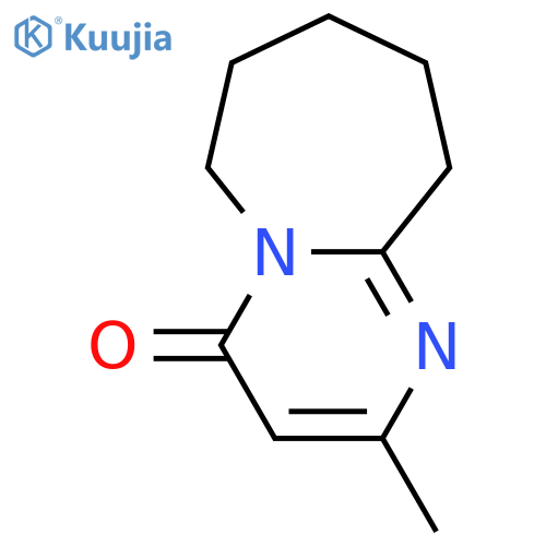 Pyrimido[1,2-a]azepin-4(6H)-one, 7,8,9,10-tetrahydro-2-methyl- structure
