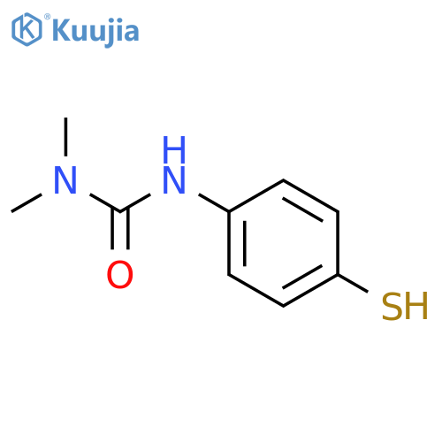 Urea, N'-(4-mercaptophenyl)-N,N-dimethyl- structure