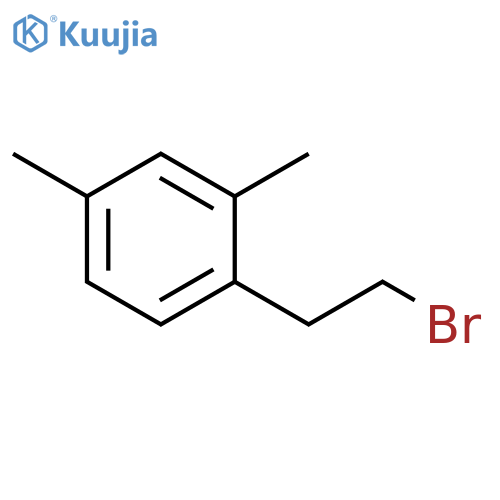 1-(2-bromoethyl)-2,4-dimethylbenzene structure