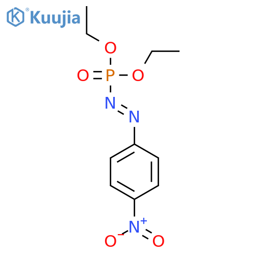 Phosphonic acid, [(4-nitrophenyl)azo]-, diethyl ester structure