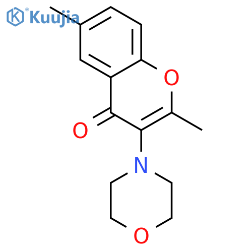 2,6-dimethyl-3-morpholin-4-yl-4H-chromen-4-one structure