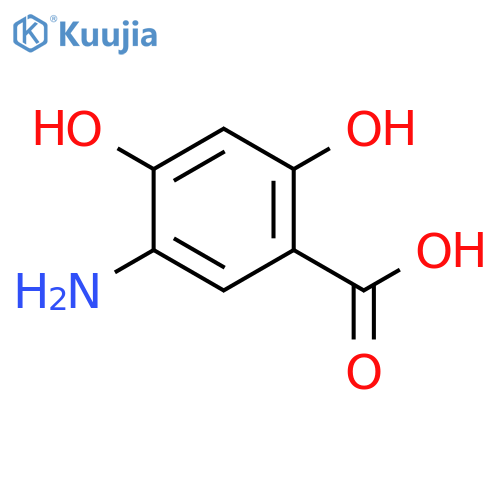 5-Amino-2,4-dihydroxybenzoic acid structure