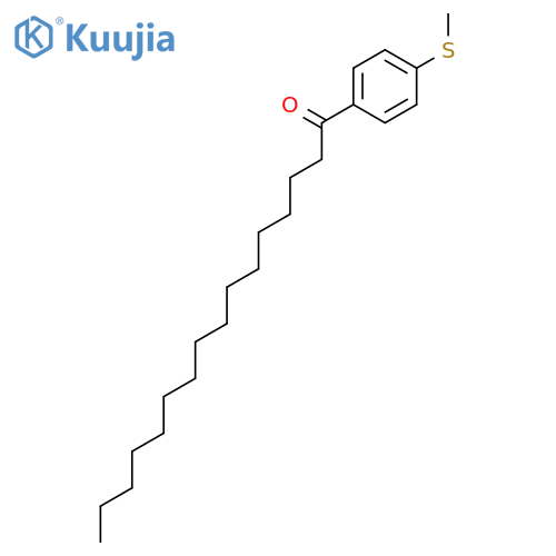 1-Hexadecanone, 1-[4-(methylthio)phenyl]- structure