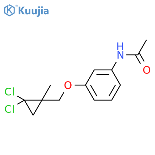 Acetamide, N-[3-[(2,2-dichloro-1-methylcyclopropyl)methoxy]phenyl]- structure