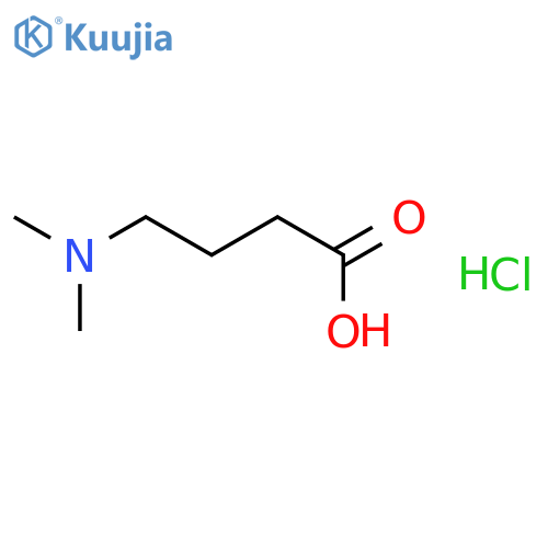 4-(dimethylamino)butanoic acid;hydrochloride structure