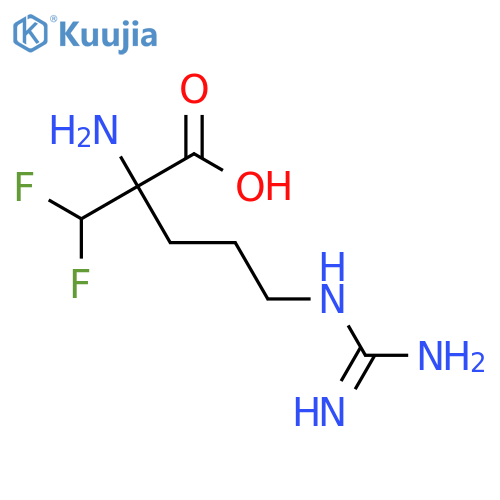 DL-a-(Difluoromethyl)arginine structure