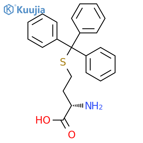L-Homocysteine, S-(triphenylmethyl)- structure