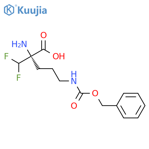 ORNITHINE, 2-(DIFLUOROMETHYL)-N5-[(PHENYLMETHOXY)CARBONYL]- structure