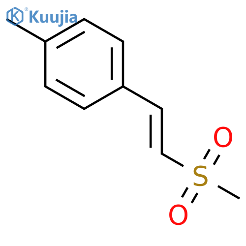 Benzene, 1-methyl-4-[2-(methylsulfonyl)ethenyl]-, (E)- structure