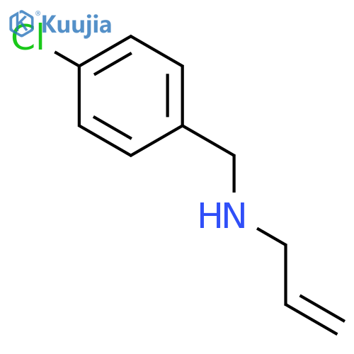 (4-chlorophenyl)methyl(prop-2-en-1-yl)amine structure