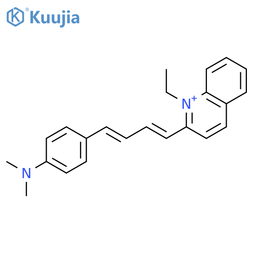 Quinolinium, 2-[4-[4-(dimethylamino)phenyl]-1,3-butadienyl]-1-ethyl- structure