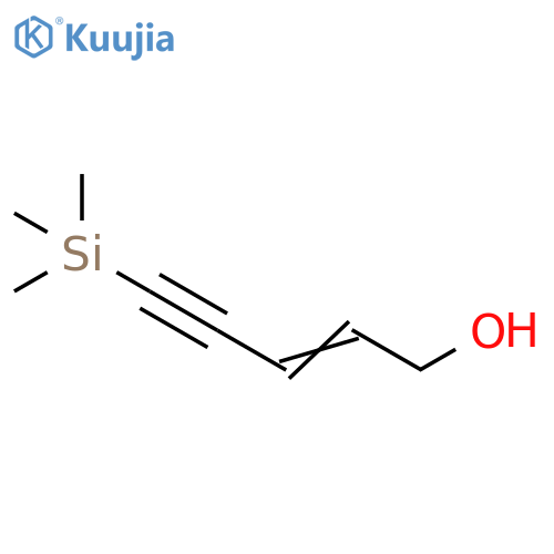 2-Penten-4-yn-1-ol, 5-(trimethylsilyl)- structure