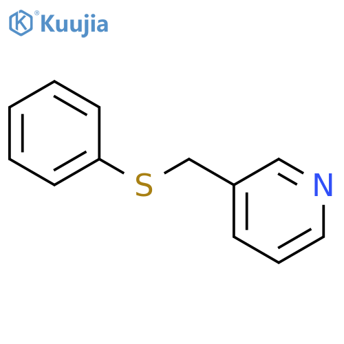 3-(phenylsulfanyl)methylpyridine structure