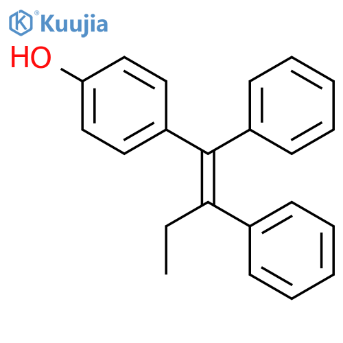 (Z)-1,2-Diphenyl-1-(4-hydroxyphenyl)-1-butene (contain up to 10% E-isomer) structure