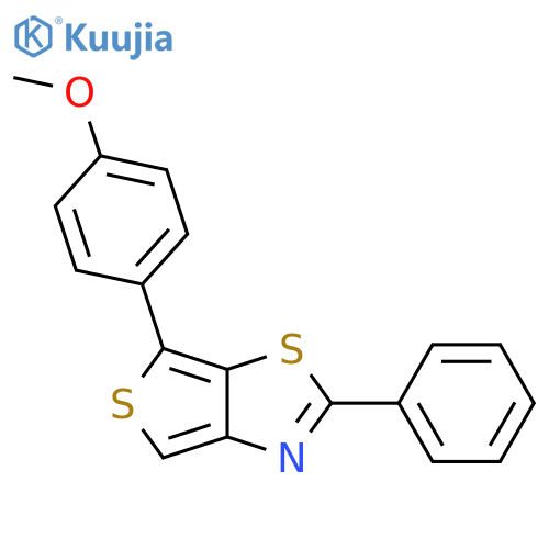 Thieno[3,4-d]thiazole, 6-(4-methoxyphenyl)-2-phenyl- structure