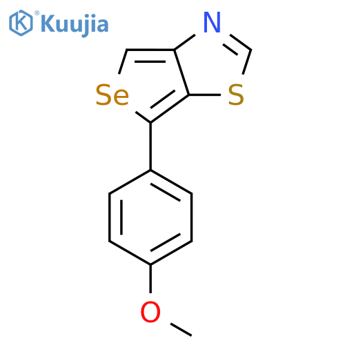Selenolo[3,4-d]thiazole, 6-(4-methoxyphenyl)- structure