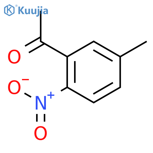 1-\u200b(5-\u200bMethyl-\u200b2-\u200bnitrophenyl)\u200bethanone structure