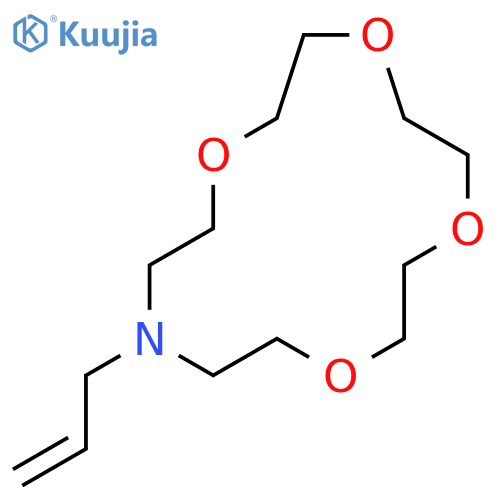 1,4,7,10-Tetraoxa-13-azacyclopentadecane, 13-(2-propenyl)- structure