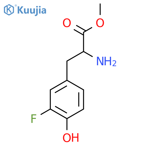 Methyl 2-amino-3-(3-fluoro-4-hydroxyphenyl)propanoate structure