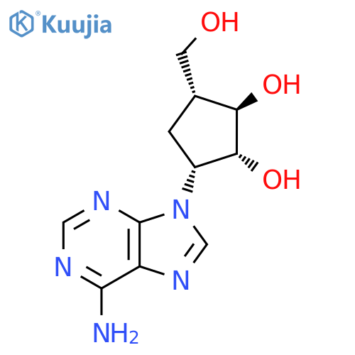 Carbocyclic-2',3'-OH ara-adenosine structure