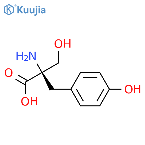 α-Hydroxymethyl-L-tyrosine structure