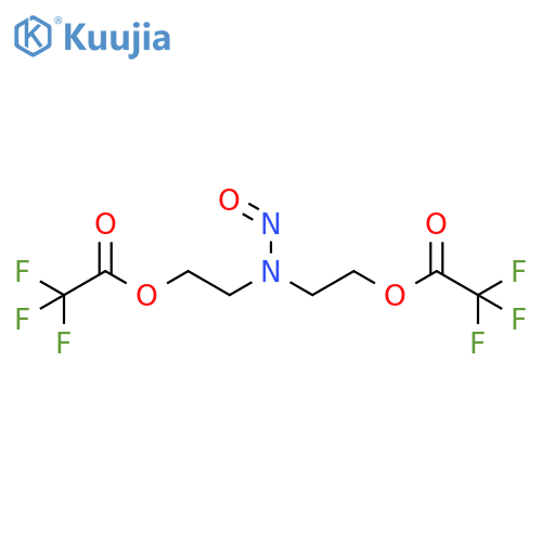 Acetic acid, trifluoro-, (nitrosoimino)di-2,1-ethanediyl ester (9CI) structure