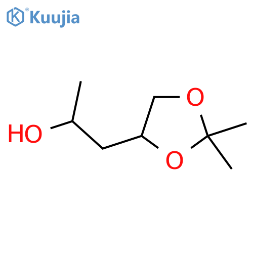 1-(2,2-dimethyl-1,3-dioxolan-4-yl)propan-2-ol structure