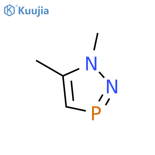 1H-1,2,3-Diazaphosphole, 1,5-dimethyl- structure