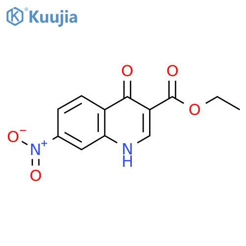 Ethyl 4-hydroxy-7-nitroquinoline-3-carboxylate structure