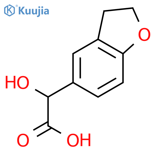 2-(2,3-dihydro-1-benzofuran-5-yl)-2-hydroxyacetic acid structure