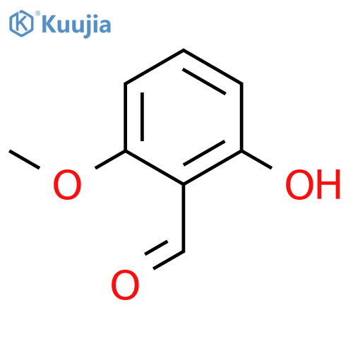 2-Hydroxy-6-methoxybenzaldehyde structure