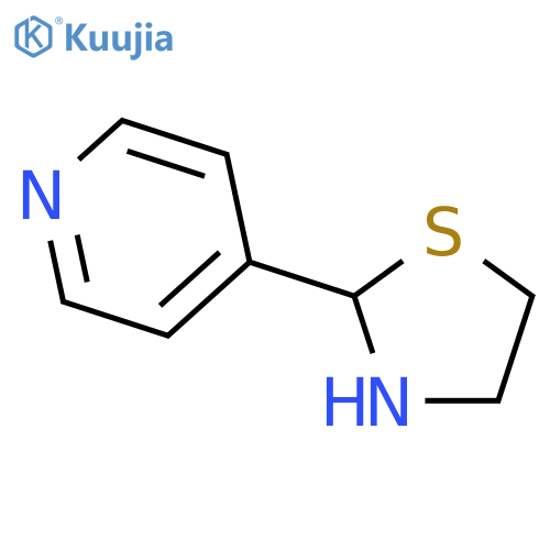4-(1,3-Thiazolan-2-yl)pyridine structure