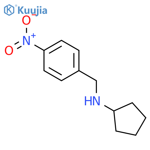 N-(4-Nitrobenzyl)cyclopentanamine Hydrochloride structure