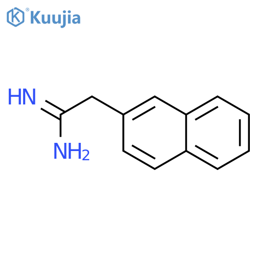 2-(naphthalen-2-yl)ethanimidamide structure