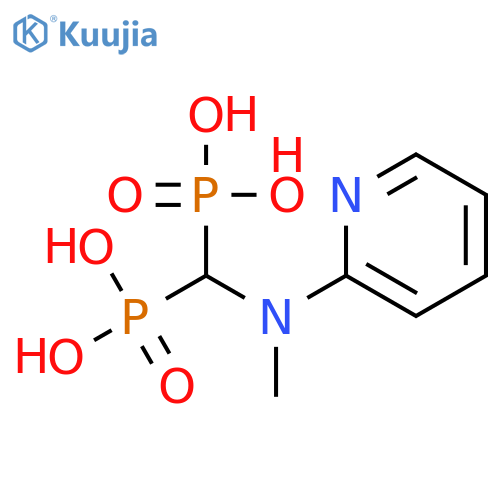 Phosphonic acid, [(methyl-2-pyridinylamino)methylene]bis- structure