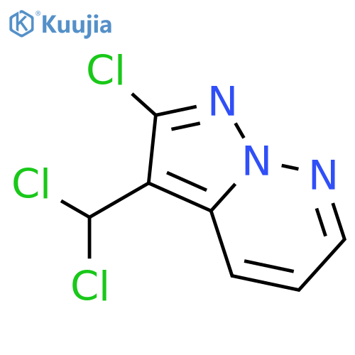 PYRAZOLO[1,5-B]PYRIDAZINE, 2-CHLORO-3-(DICHLOROMETHYL)- structure
