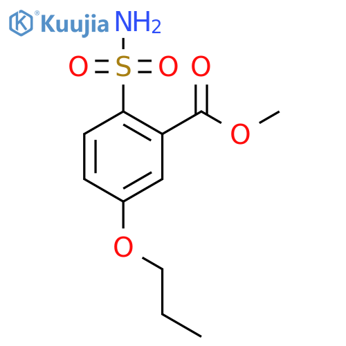 methyl 5-propoxy-2-sulfamoylbenzoate structure