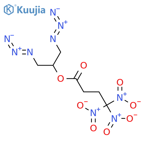 2-azido-1-(azidomethyl)ethyl 4,4,4-trinitrobutanoate structure
