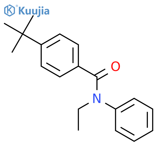 Benzamide,4-(1,1-dimethylethyl)-N-ethyl-N-phenyl- structure