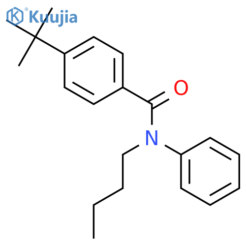 Benzamide, N-butyl-4-(1,1-dimethylethyl)-N-phenyl- structure